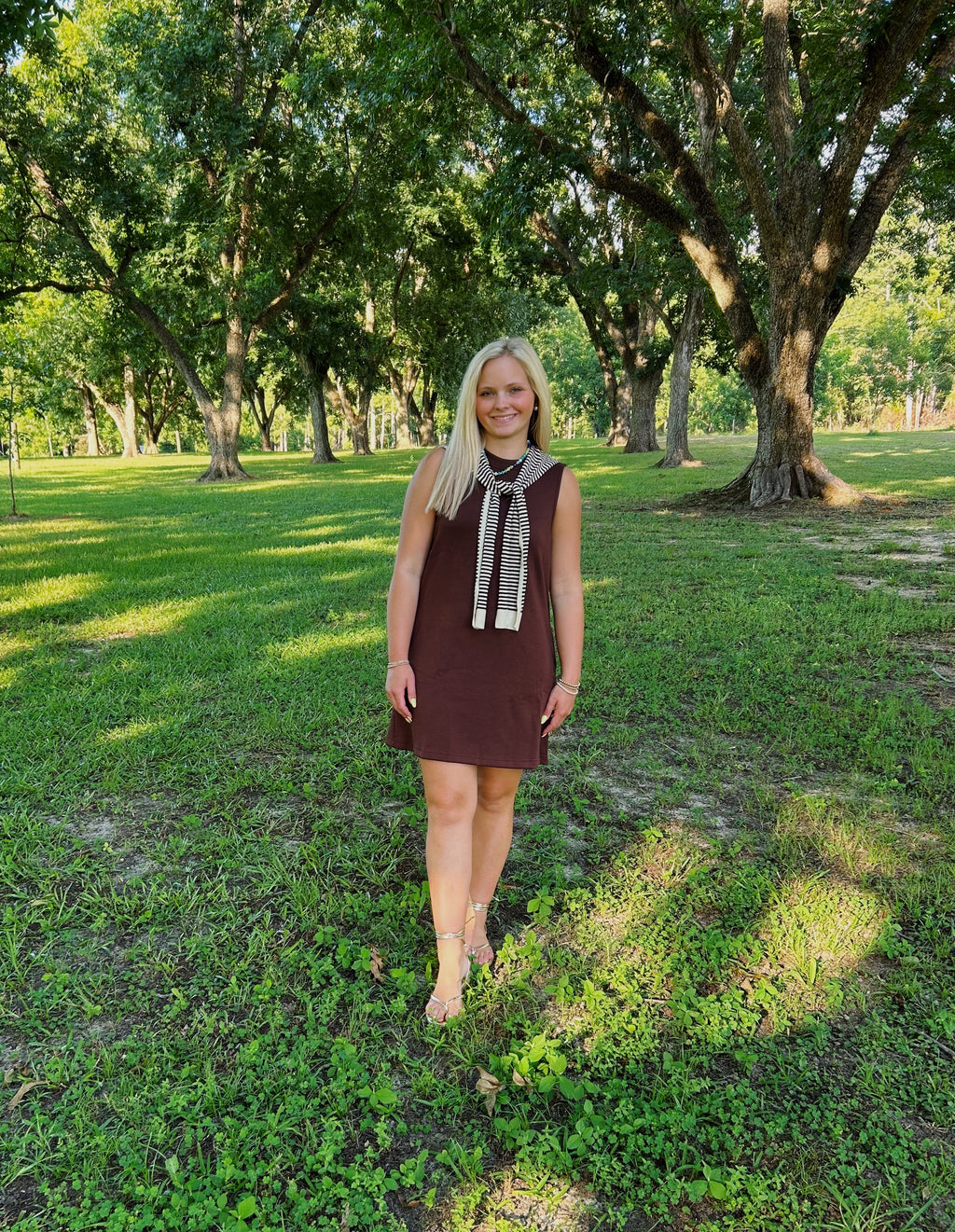 Mocha Morning Shift Dress