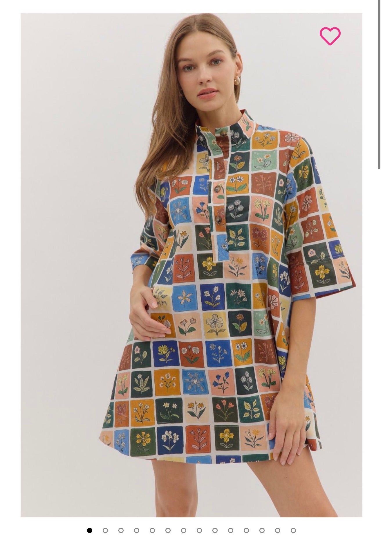Wildflower Patch Shift Dress (Reg & Plus)