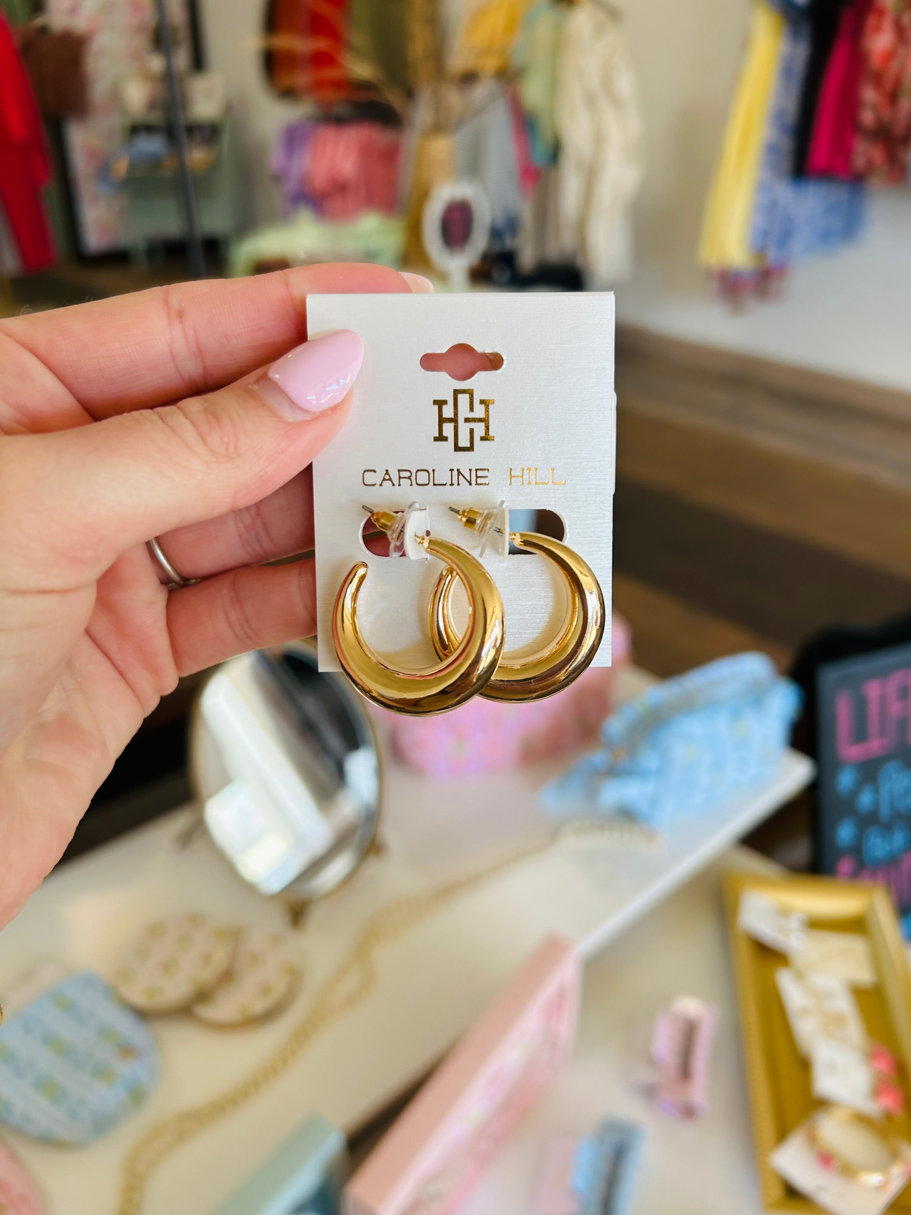 Caroline Hill Hooped Earrings
