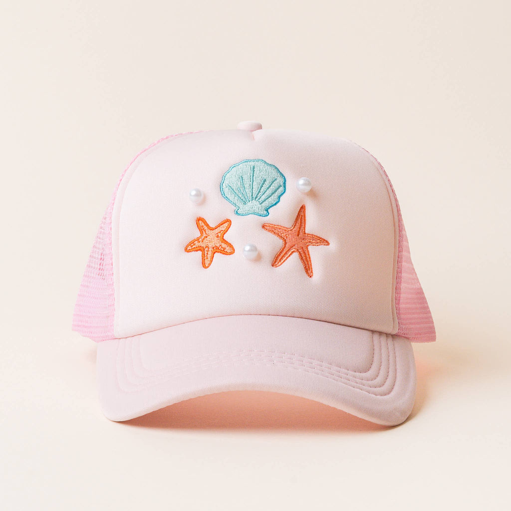 Trucker Hat-Seashells