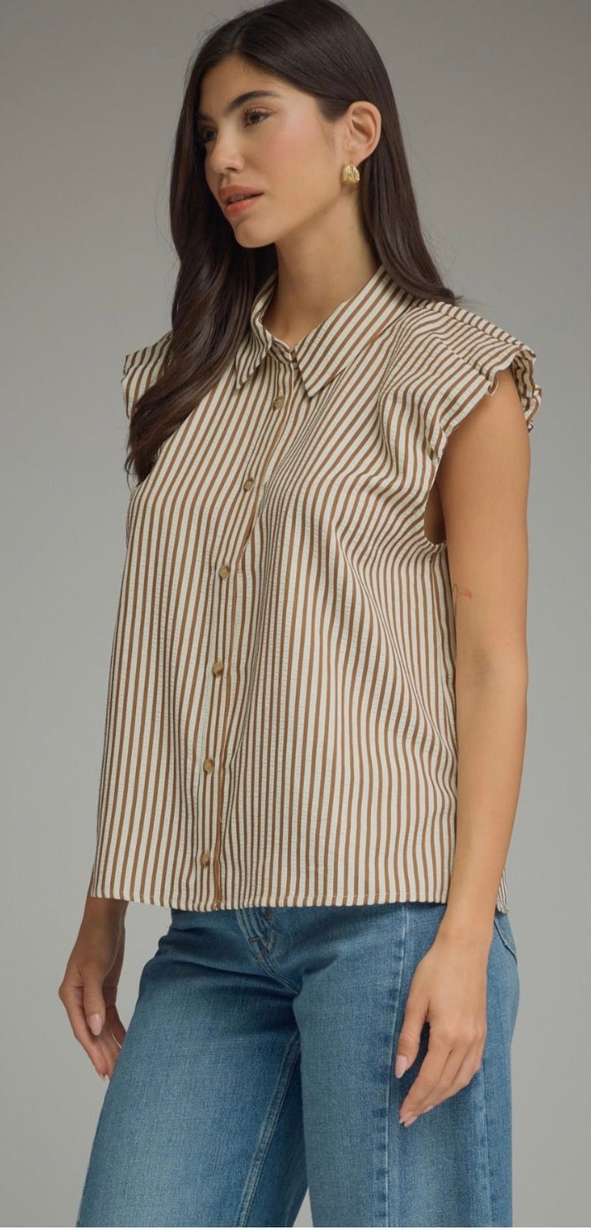Maple Lane Stripe Blouse