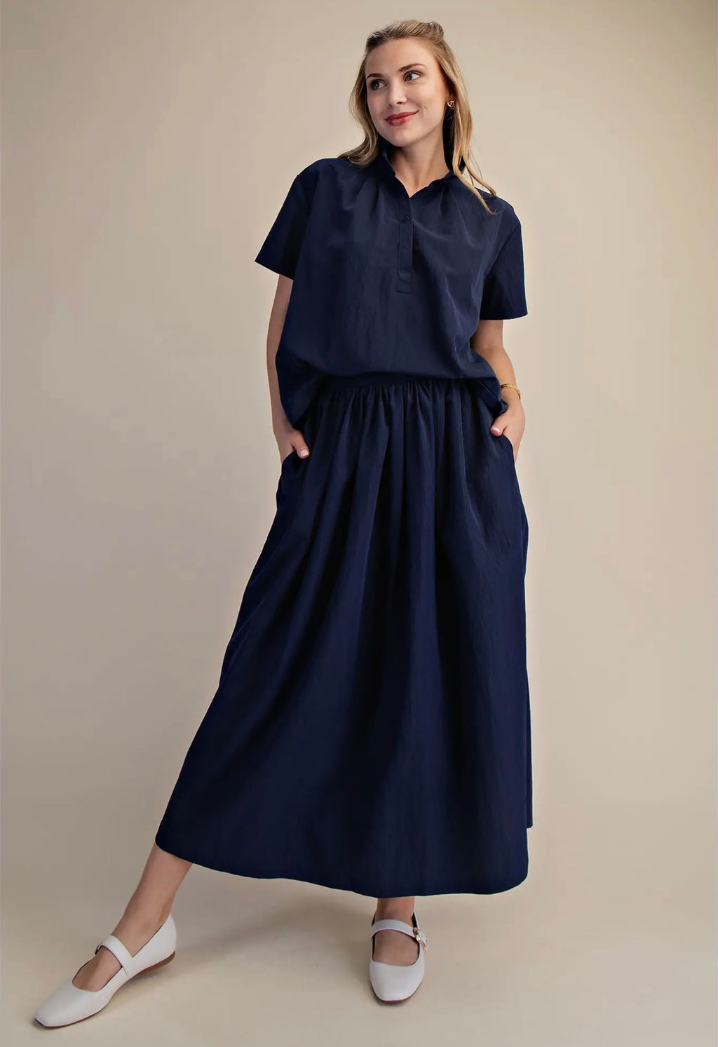 Harbor Breeze Midi Skirt Set