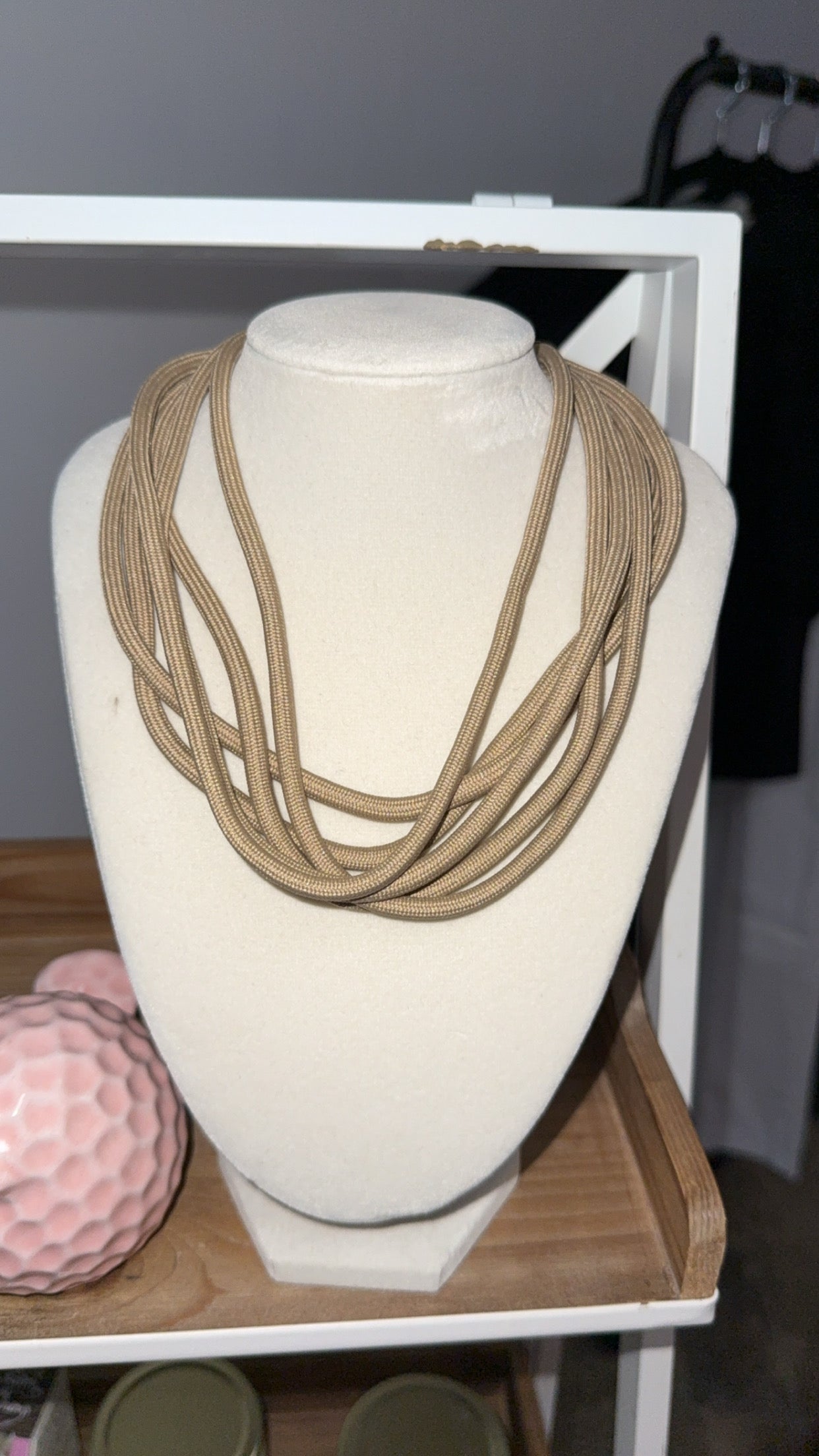 Latte Luxe Rope Necklace