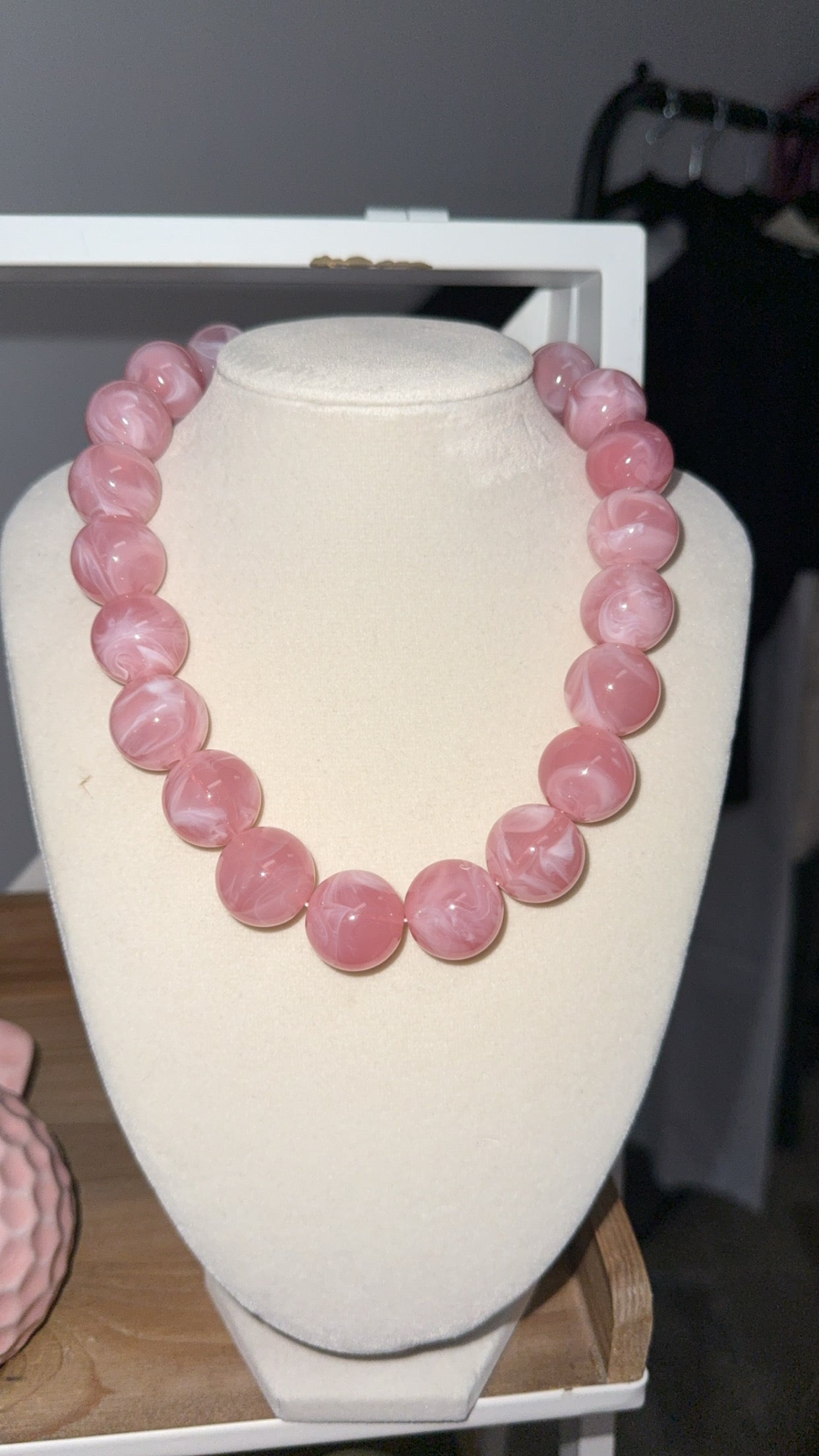 Rosewater Swirl Necklace
