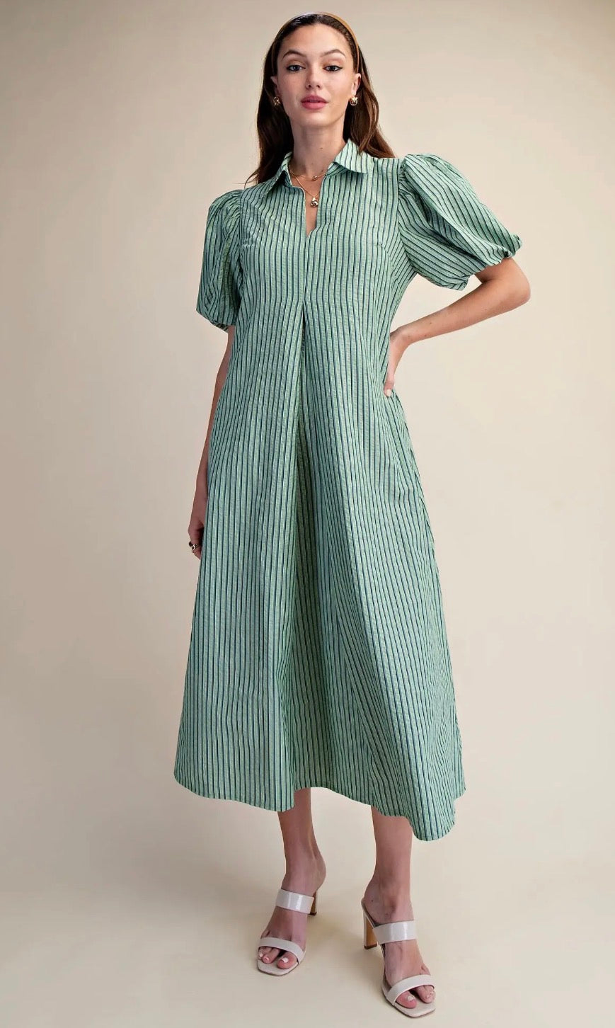Sea Glass Midi Dress