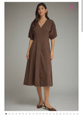 Cocoa Grove Midi Dress