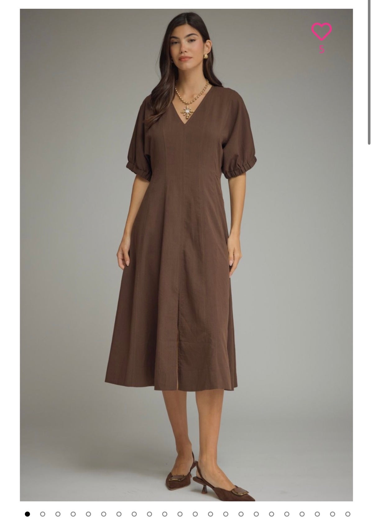 Cocoa Grove Midi Dress