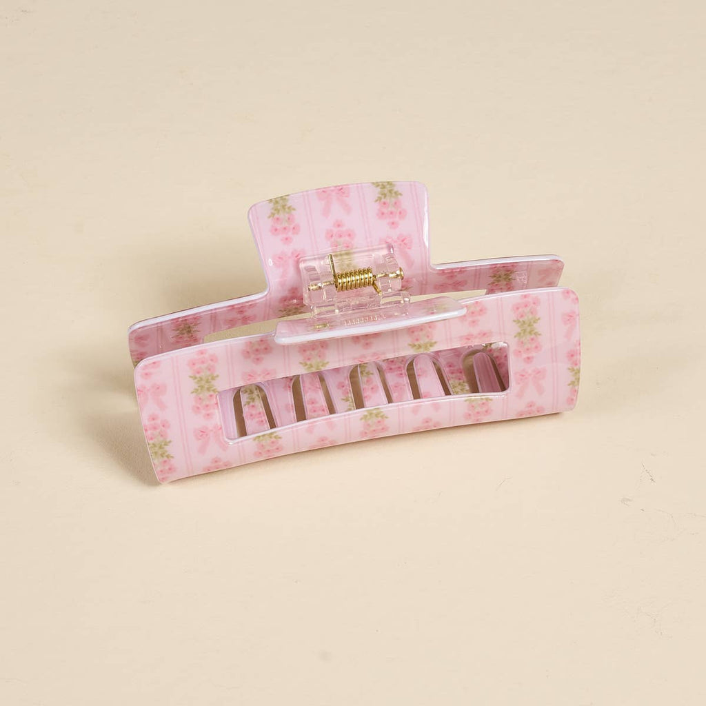 Floral Claw Clip