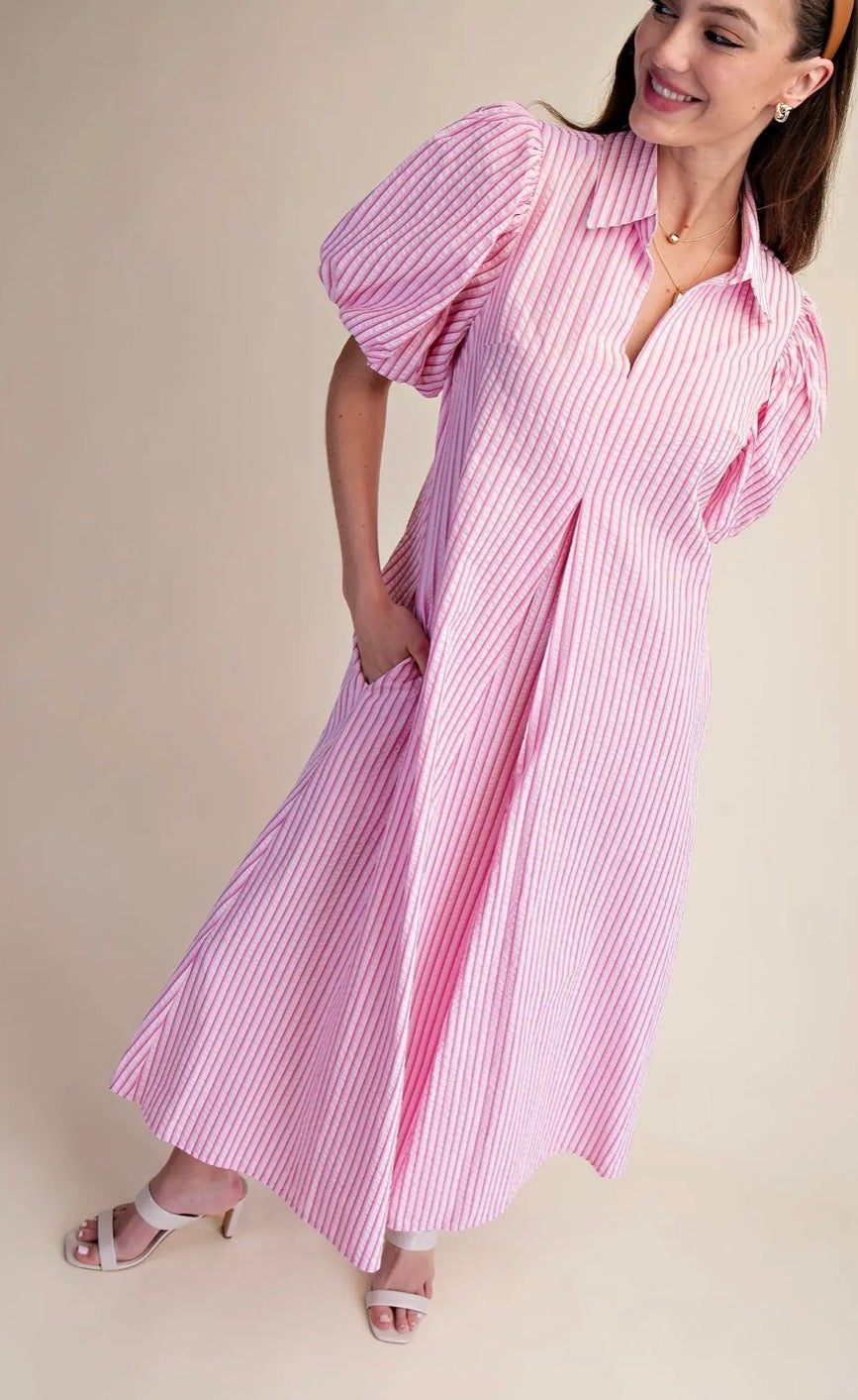 Pink Sands Midi Dress