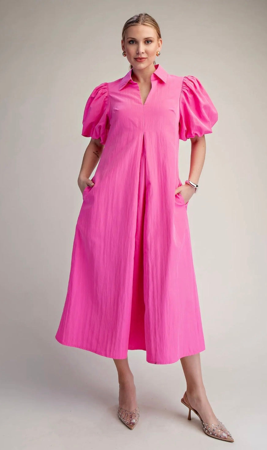 Palm Royale Midi Dress