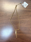 Golden Row Sardine Necklace
