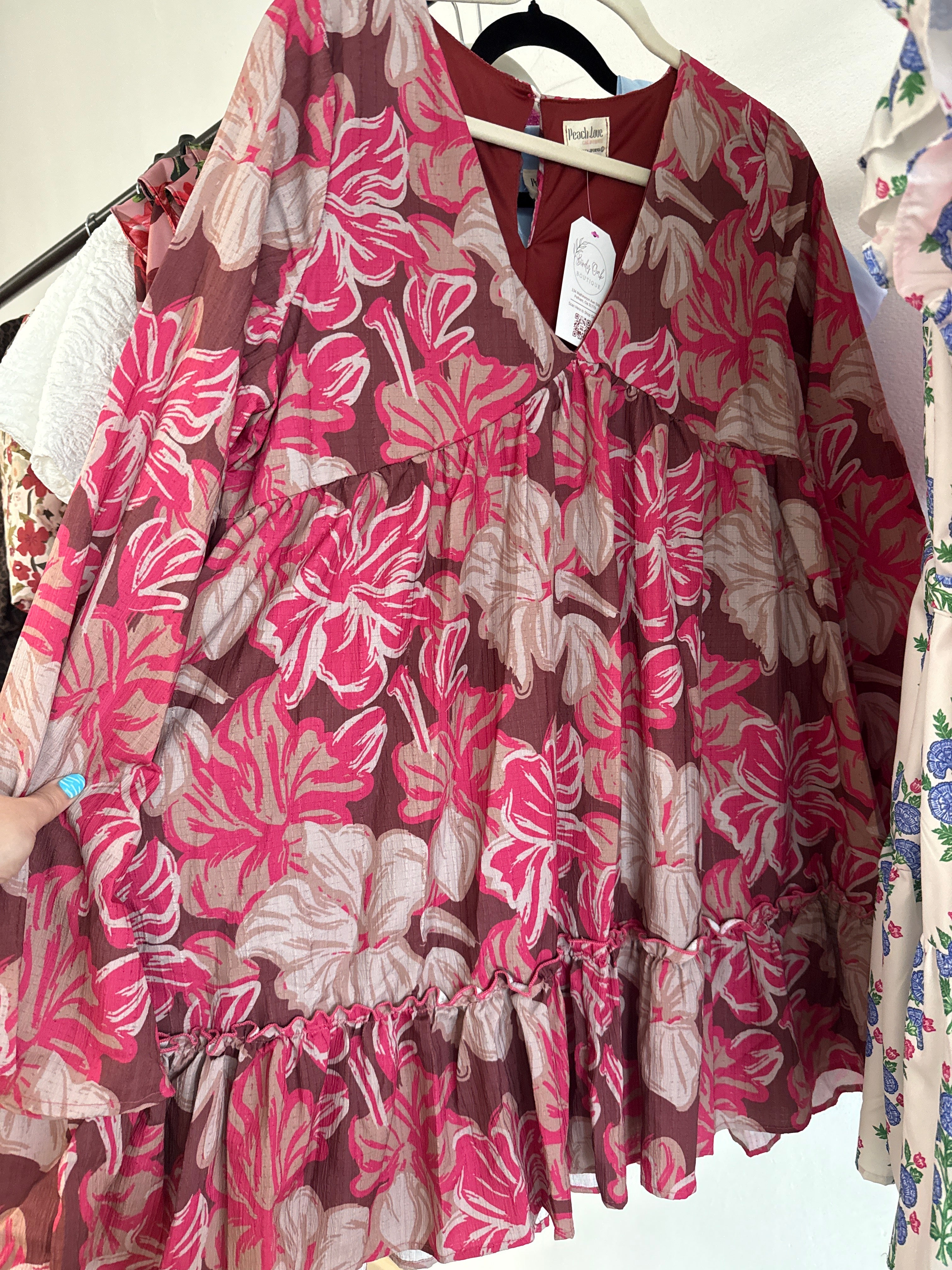 Flare Floral Dress