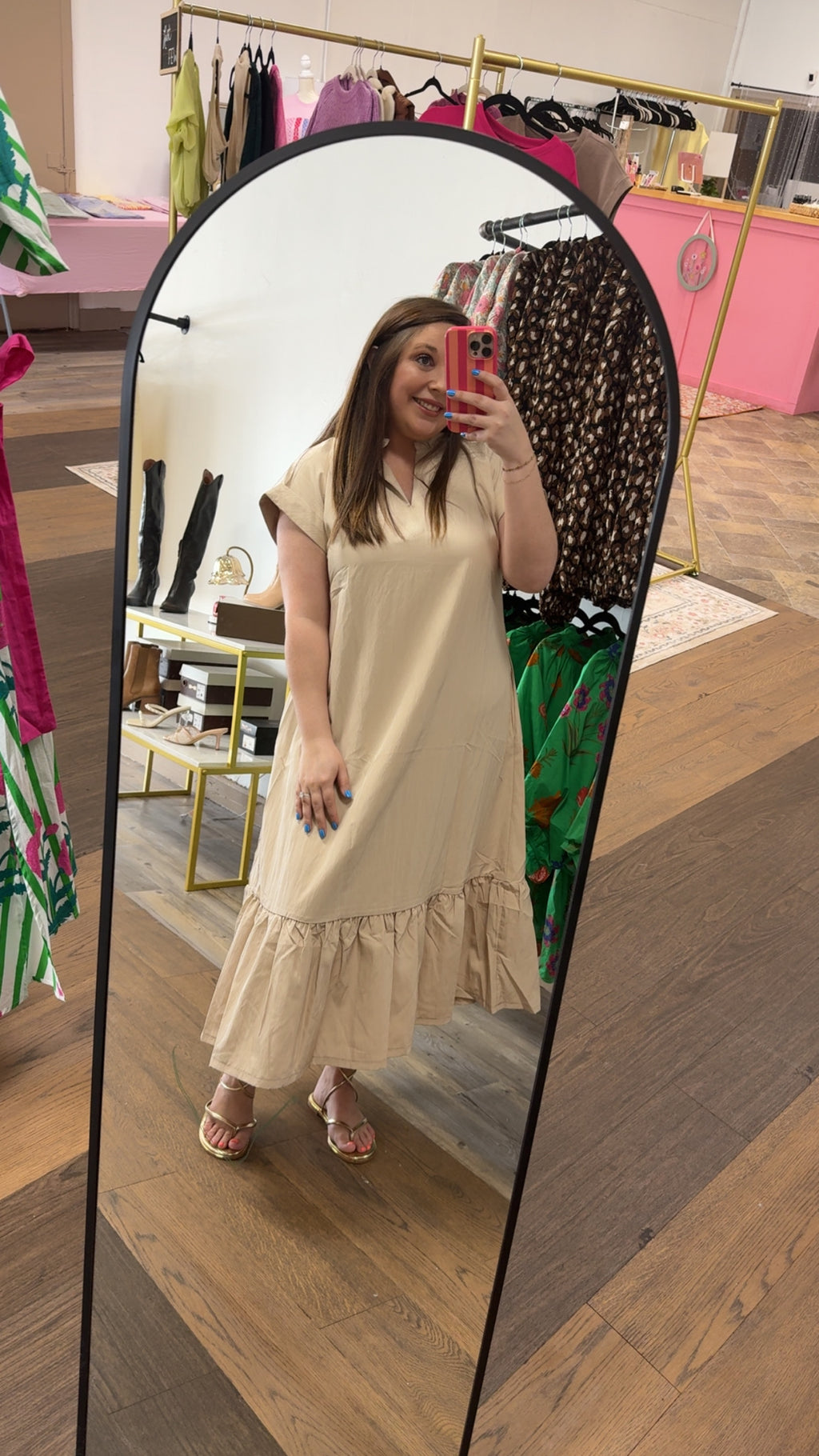 Vanilla Latte Midi Dress