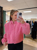 Pink Quilted Jacket
