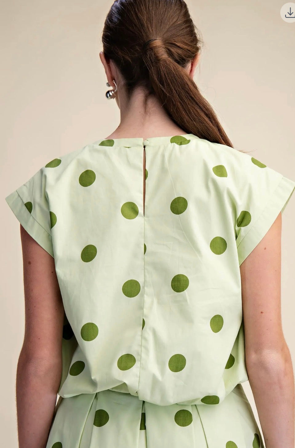 Sweet Pea Polka Dot Skirt Set