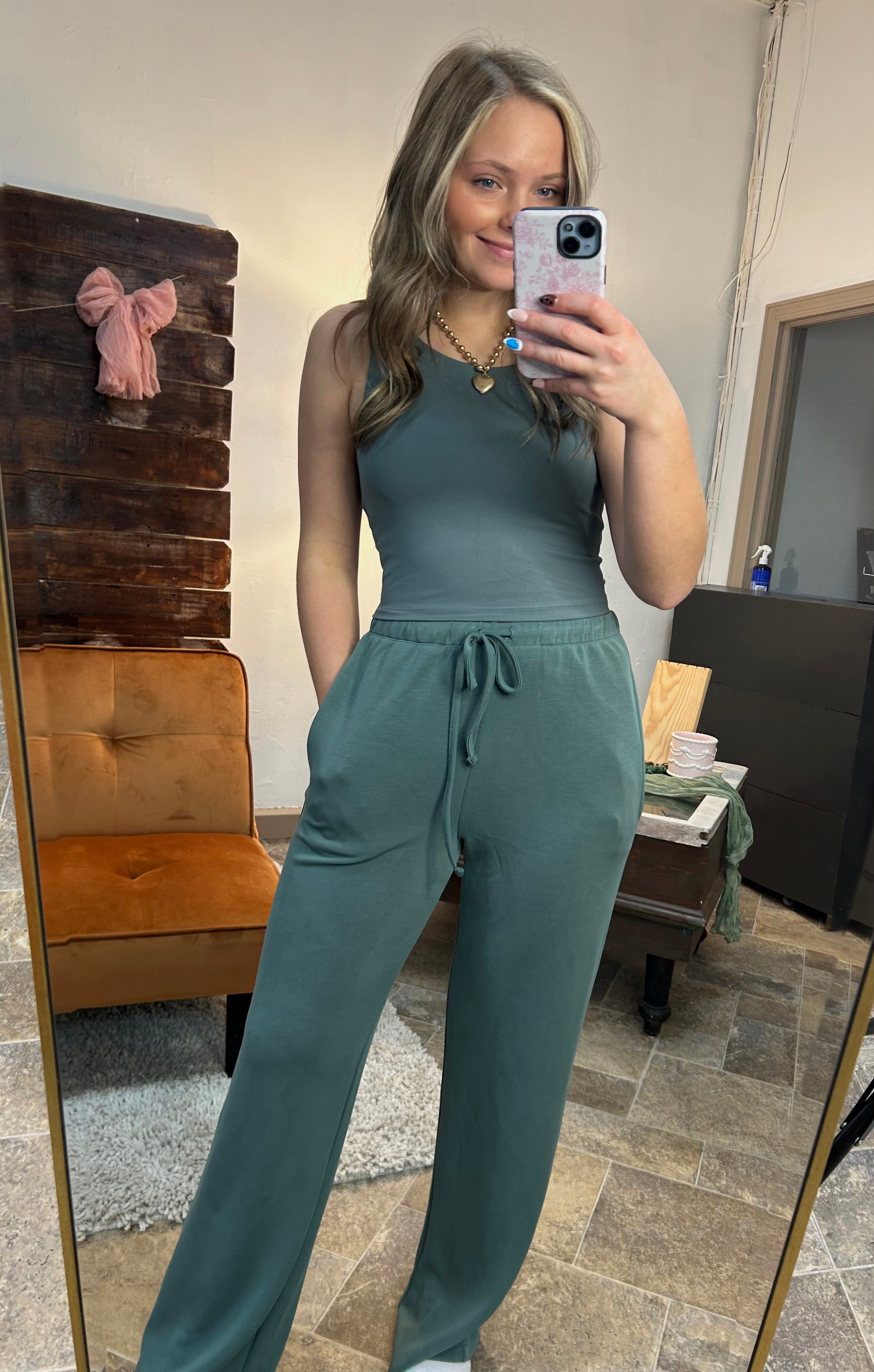 Evergreen Crop Tank