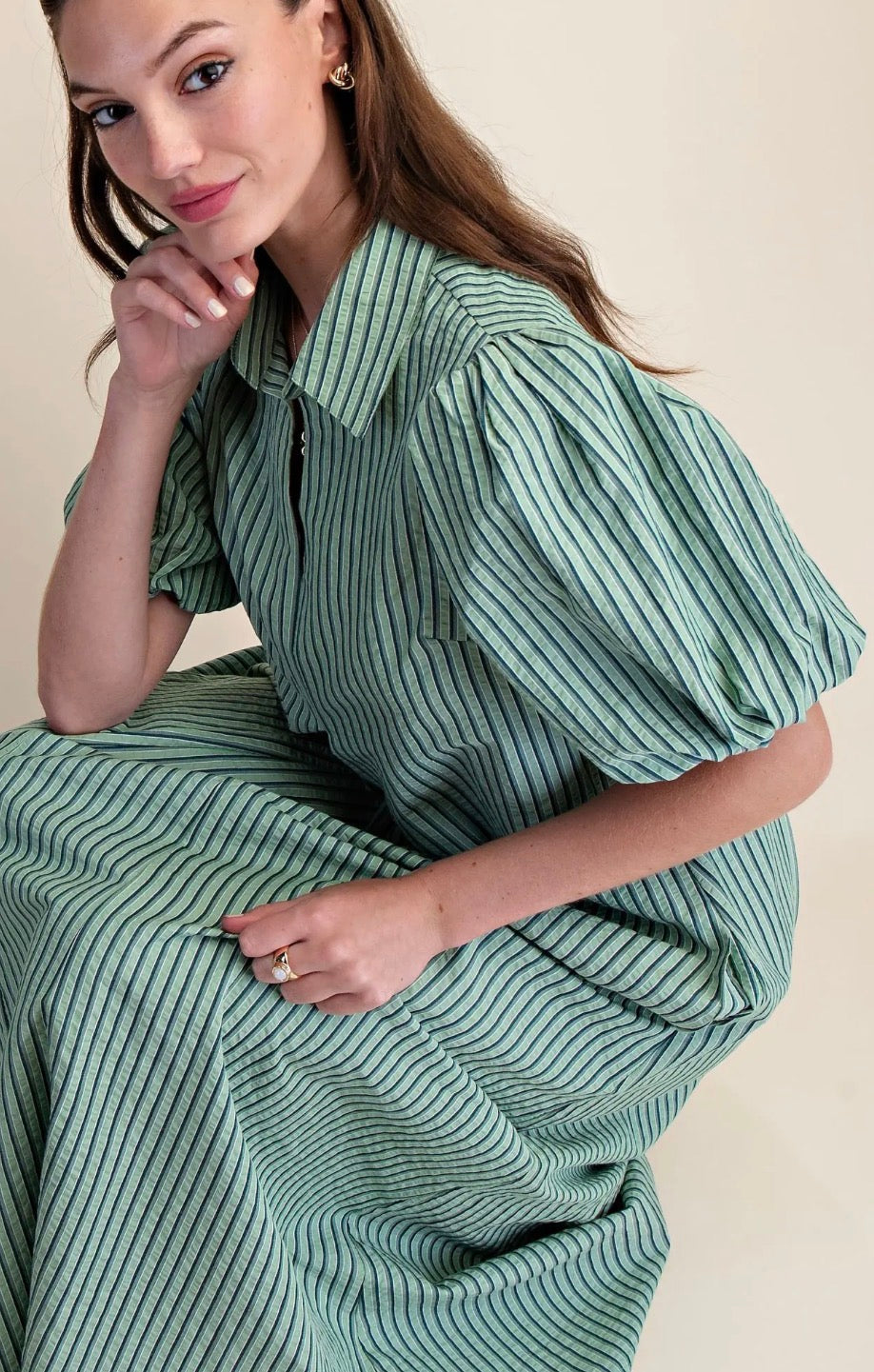 Sea Glass Midi Dress