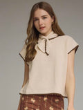 Maple Tie Sweater Top