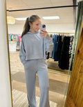Hooded Crop Scuba Sweatshirt
