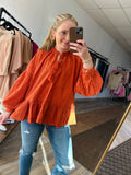 Orange Blouse