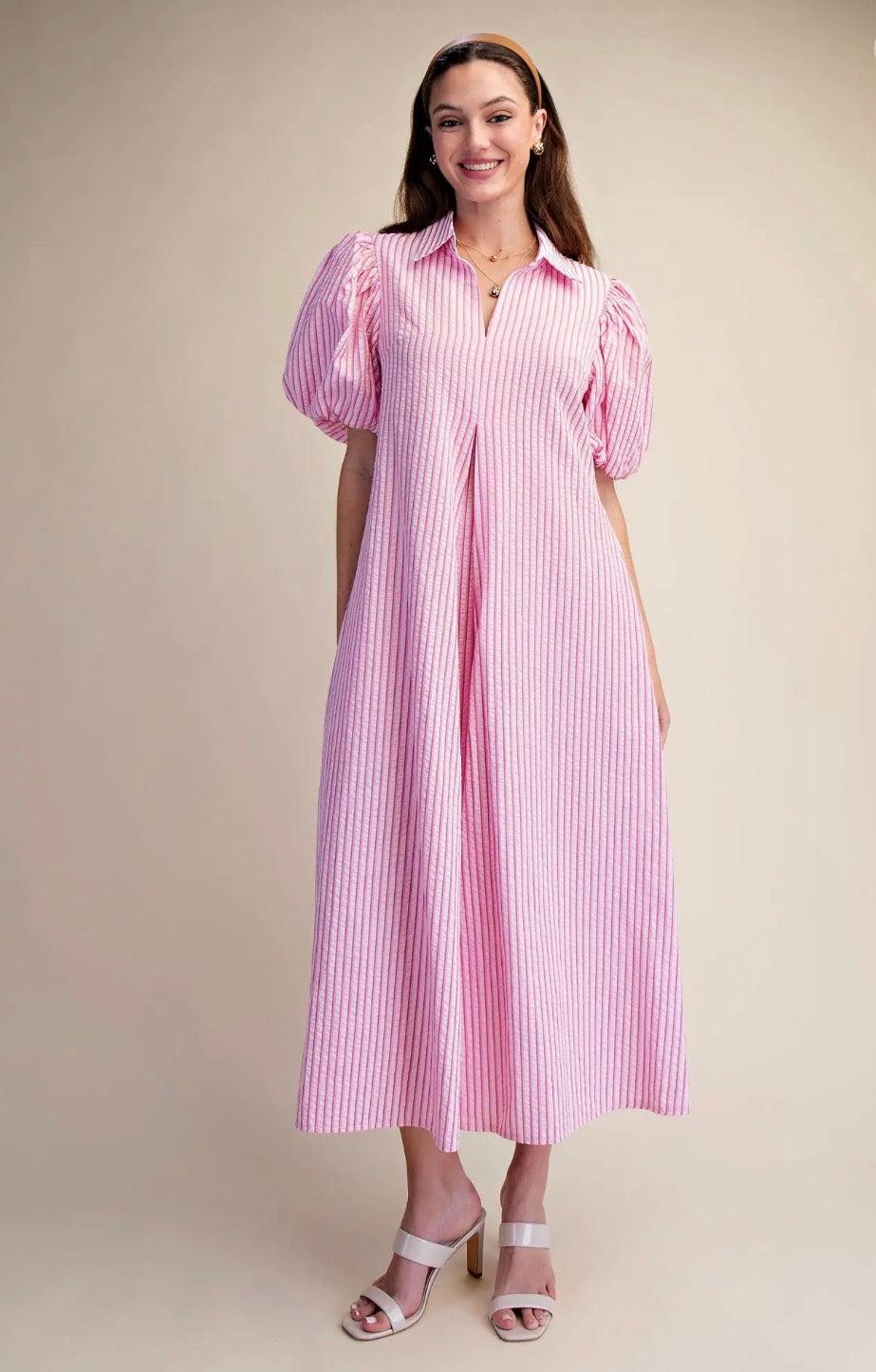 Pink Sands Midi Dress