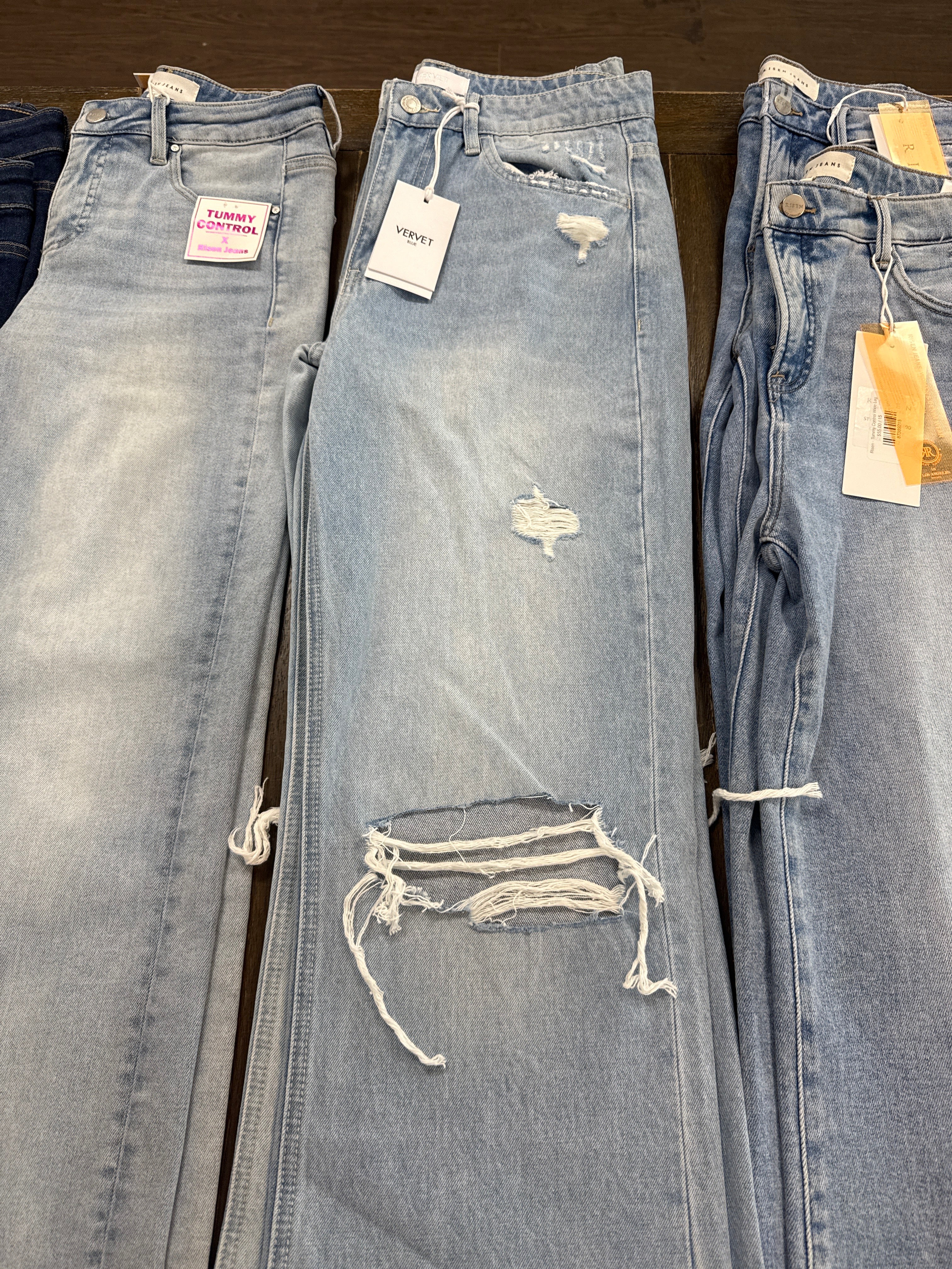 Distressed Vervet Jeans