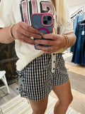 Checker Bow Shorts