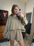 Beige Crop Jacket