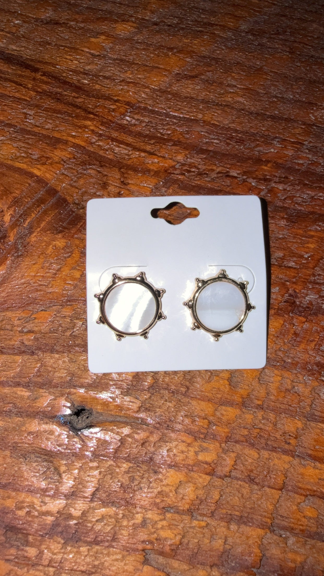 Golden Halo Studs