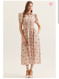 Desert Bloom Midi Dress