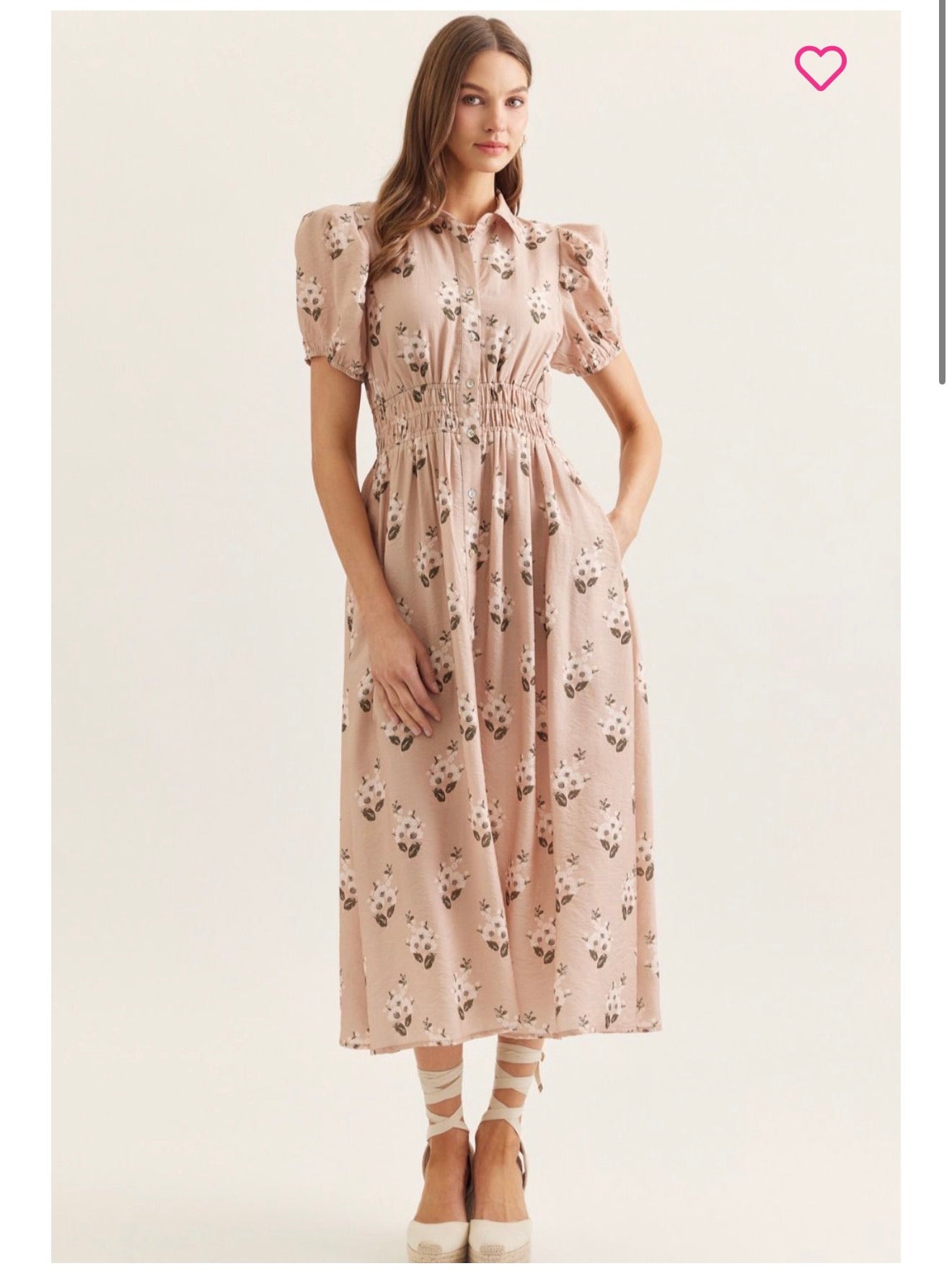 Desert Bloom Midi Dress