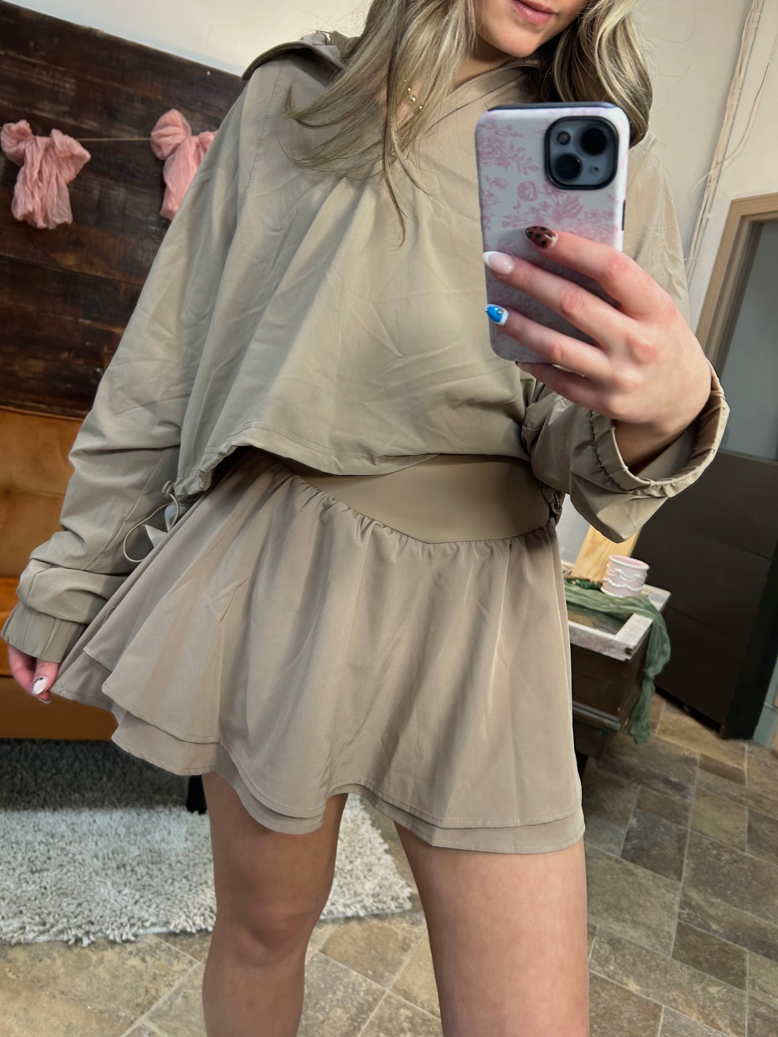 Beige Skirt