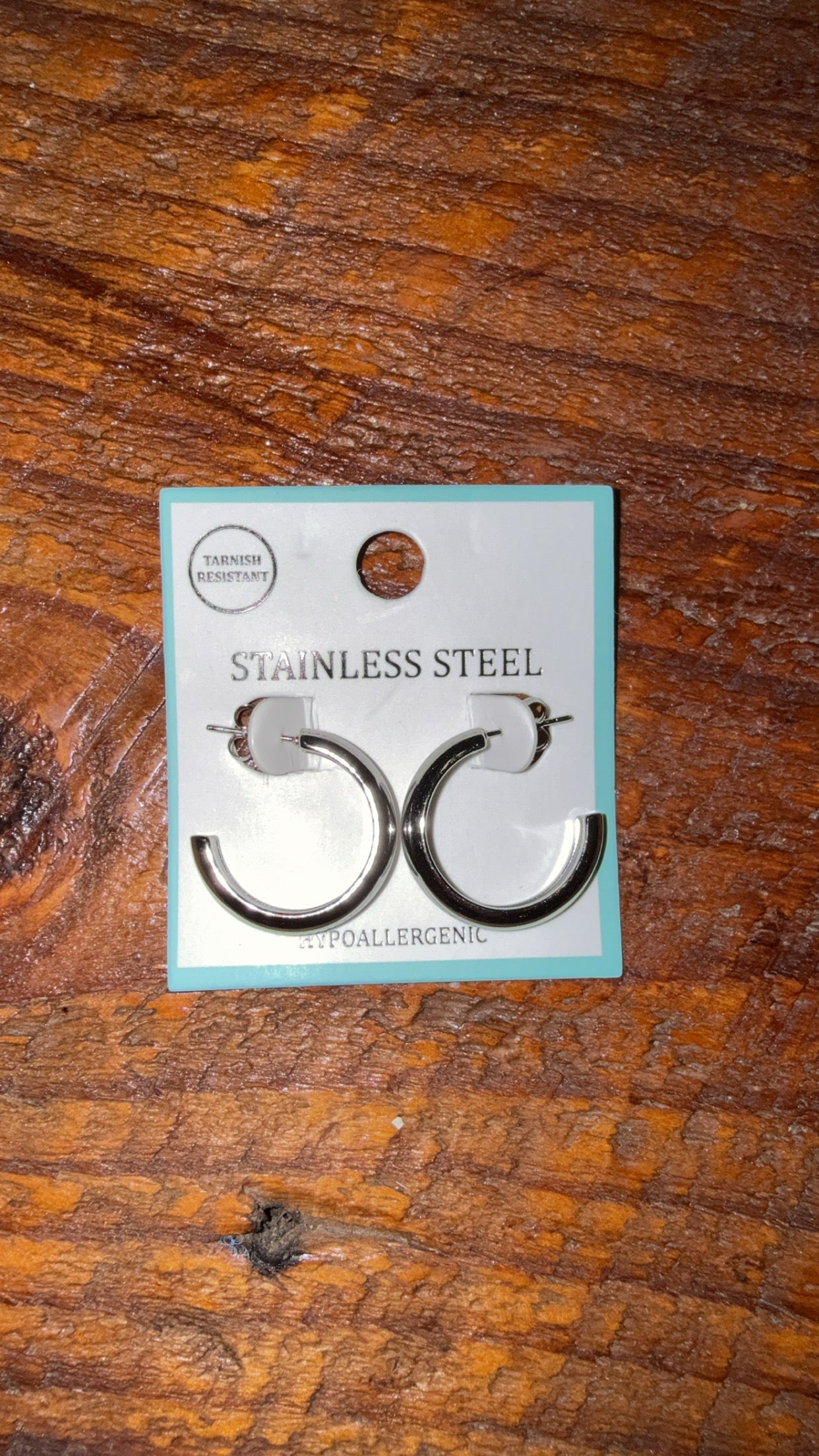 Silver Grace Hoops