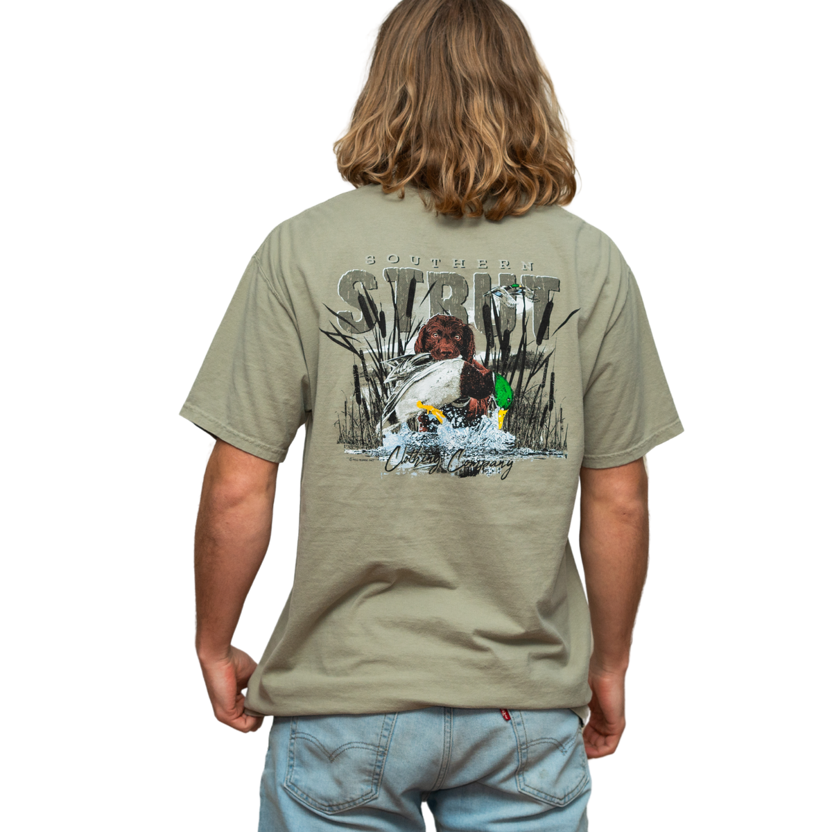 Boykin and Mallard Retrieve Faded Fatigue Short-Sleeve Tee