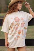 Summer Icons Ivory Tee